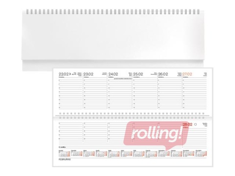 Galda kalendārs Credo, basis, balts