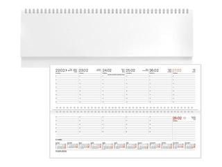 Galda kalendārs Credo, basis, balts