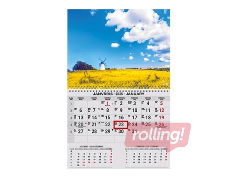 Sienas kalendārs Office Mini, Nr.7