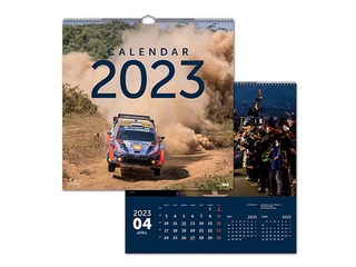 Sienas kalendārs Rally (angļu valodā)