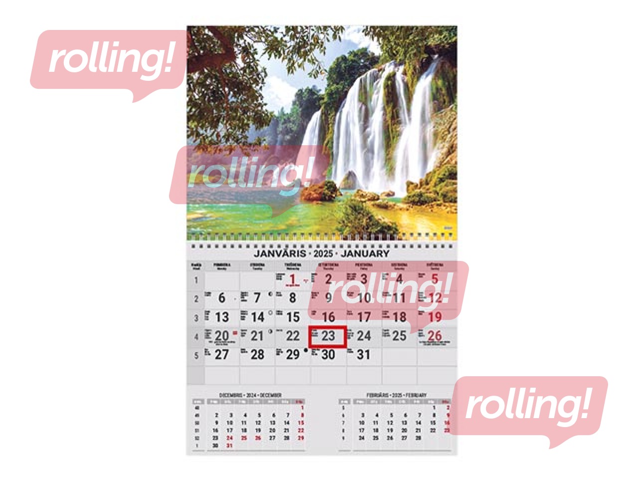 Sienas kalendārs Office Mini, Nr.10