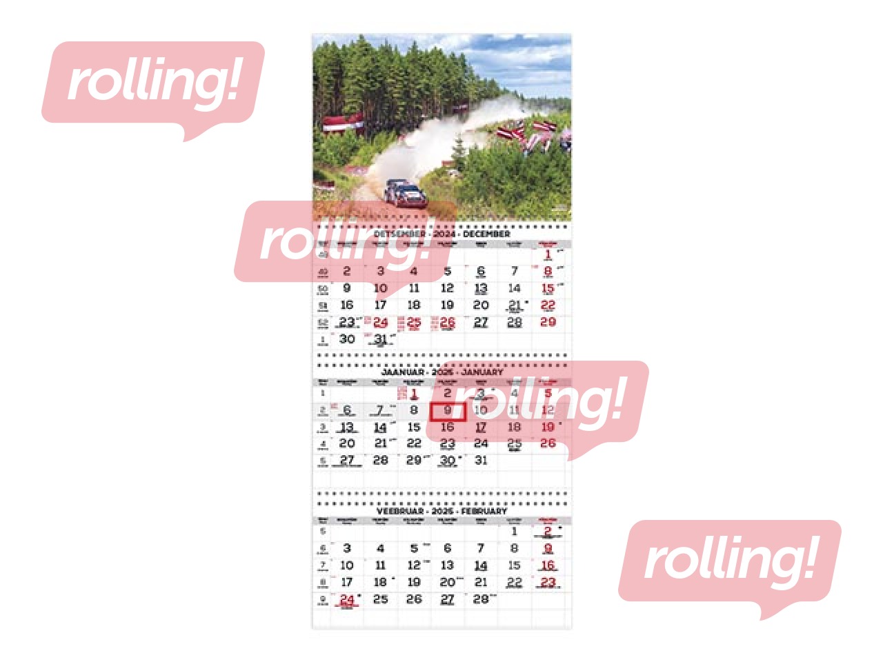 Sienas kalendārs Office Extra, Nr.19