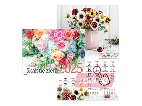 Sienas kalendārs, Skaistie ziedi