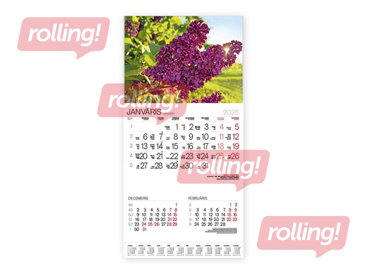 Sienas kalendārs Bonus Nr.5