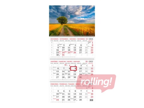 Sienas kalendārs Baltic, Pie ezera, bez vārda dienām