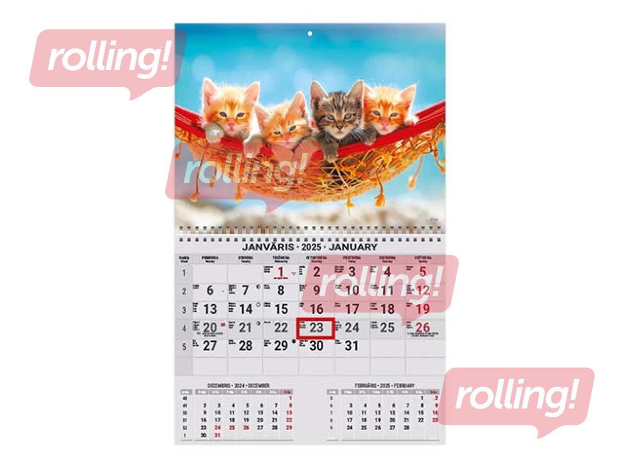 Sienas kalendārs Office Mini, Nr.20