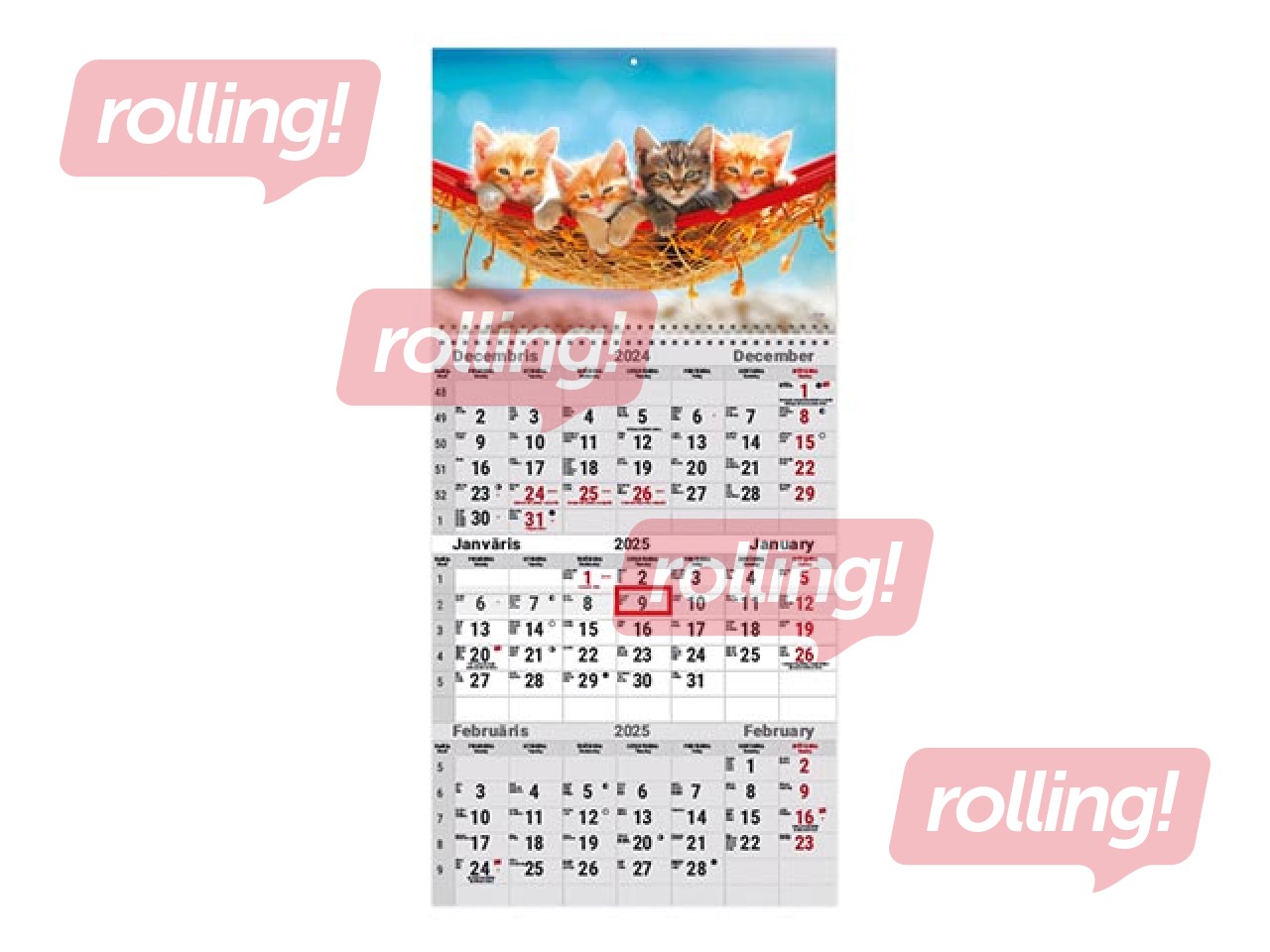 Sienas kalendārs Office, Nr.20