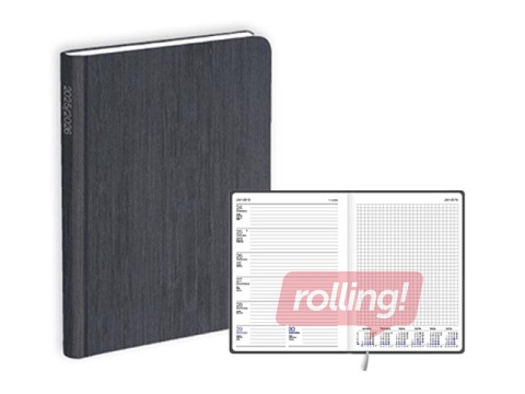 Skolotāja dienasgrāmata Pieturpunkts, A5, melna