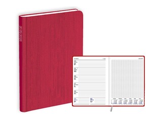 Skolotāja dienasgrāmata Pieturpunkts, A5, sarkana