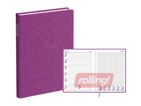Skolotāja dienasgrāmata Pieturpunkts, A5, violeta