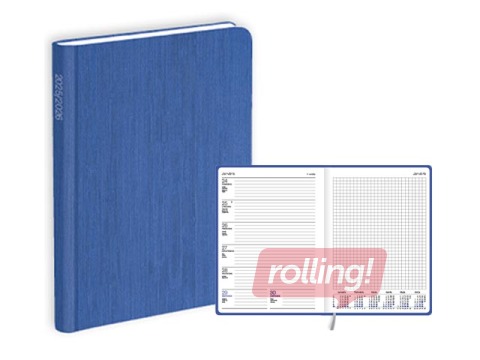 Skolotāja dienasgrāmata Pieturpunkts, A5, zila