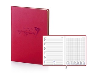 Skolotāja dienasgrāmata Ziedonis, Skolotājs ir personība, 2025/2026, sarkana