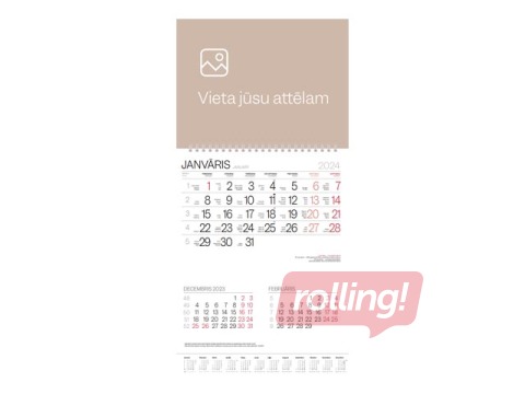 Sienas kalendāru apdruka