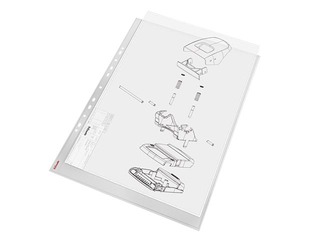 Dokumentu kabatiņas A3, vertikālas, matētas, 85 mic., 50 gab.