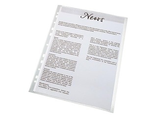 Dokumentu kabatiņas Essselte, A4, matētas, 75 mic., no sāna, 100 gab.