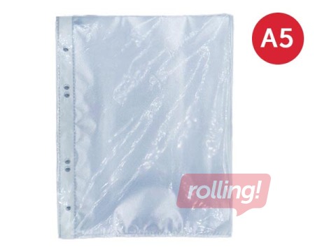 Dokumentu kabatiņas Interfolia, A5, matētas, 40 mic., 100 gab.