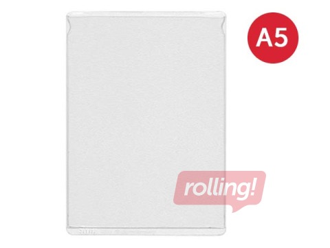 Dokumentu kabatiņa bez perforācijas Esselte, A5, glancēta, caurspīdīga, 105 mic., 100 gab. 