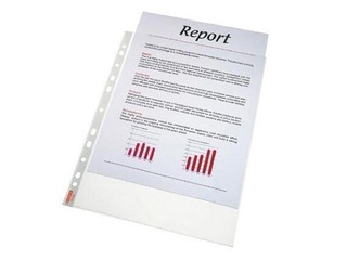 Dokumentu kabatiņas Essselte, A4, glancētas, 75 mic., 100 gab.