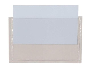 Pašlaminējošas kabatiņas vizītkartēm Durable, no augšas, 57x90mm, 10 gab.