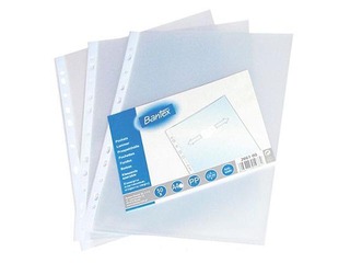 Dokumentu kabatiņas A4, Bantex, 90 mic, glancētas, 100 gab.