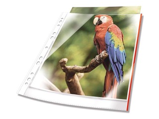 Dokumentu kabatiņas Durable, A4 ar sarkanu malu, 25 gab.