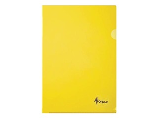 Mape - stūrītis Forpus, A4, glancēta, dzeltena