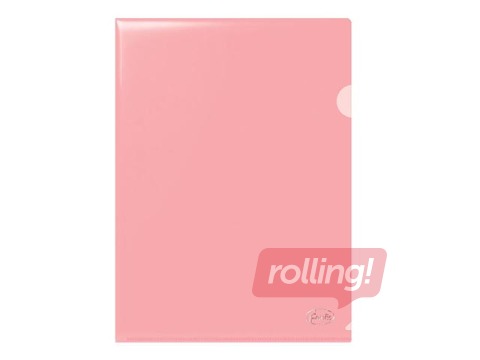 Mape - stūrītis Forofis, A4, glancēta, 115 mic, caurspīdīga sarkana, 12 gab.