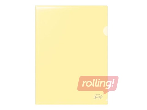 Mape - stūrītis Forofis, A4, glancēta, 180 mic, dzeltena, 12 gab.