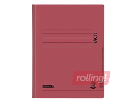 Mape ātršuvējs Brunnen, A4, kartona, sarkana