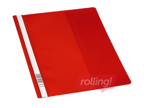 Mape ātršuvējs Bantex, A4+, ar matētu priekšvāku, sarkana