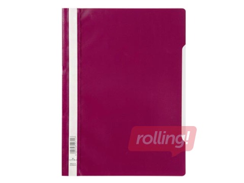 Mape ātršuvējs Durable, A4, tumši rozā