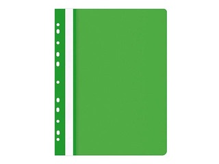 Mape ātršuvējs Office Products ar perforāciju, A4, zaļa