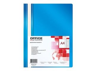 Mape ātršuvējs Office Products, A4, zila