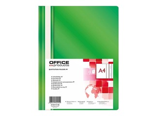 Mape ātršuvējs Office Products, A4, zaļa
