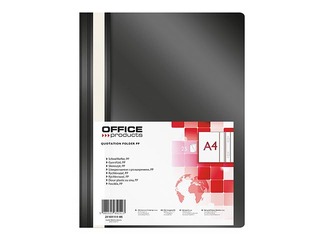 Mape ātršuvējs Office Products, A4, melna