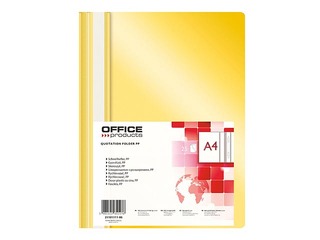 Mape ātršuvējs Office Products, A4, dzeltena