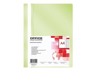 Mape ātršuvējs Office Products, A4, gaiši zaļa