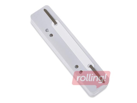 Ātršuvēja līstītes dokumentu iesiešanai Donau, pelēkas, 25 gab.