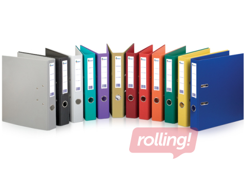 Mape reģistrs Forpus, A4, melna, 50mm