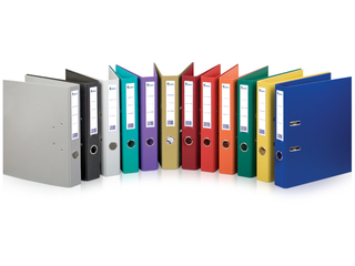 Mape reģistrs Forpus, A4, melna, 50mm