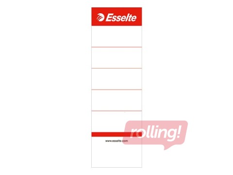 Maināmā etiķete mapei reģistram Esselte 75 mm, 100 gab.