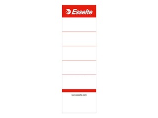 Maināmā etiķete mapei reģistram Esselte 75 mm, 100 gab.