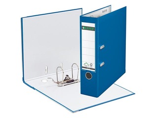 Mape reģistrs Leitz 180, A4, zila, 80mm