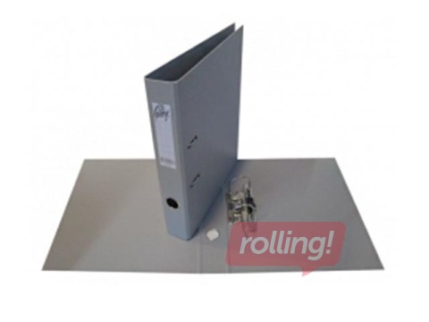 Mape reģistrs College A4, pelēka, 50mm