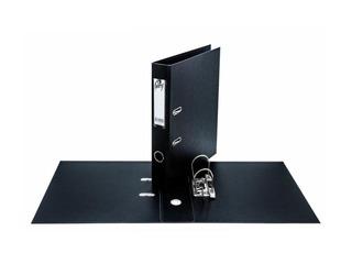 Mape reģistrs College  A4, melna, 50mm