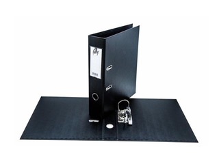 Mape reģistrs College  A4, melna, 70mm