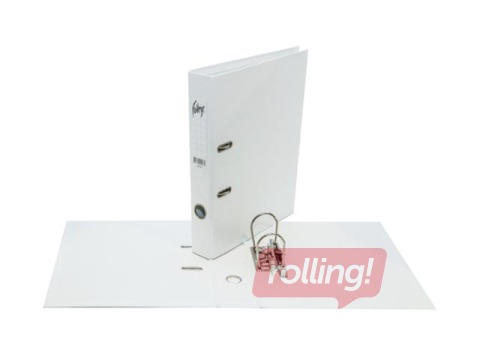 Mape reģistrs College, A4, balta, 50mm