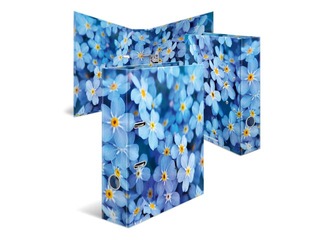 Mape reģistrs ar ziedu apdruku, A4, 70mm