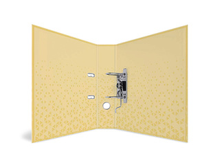 Mape reģistrs Herma Color, dzeltena, A4, 70mm