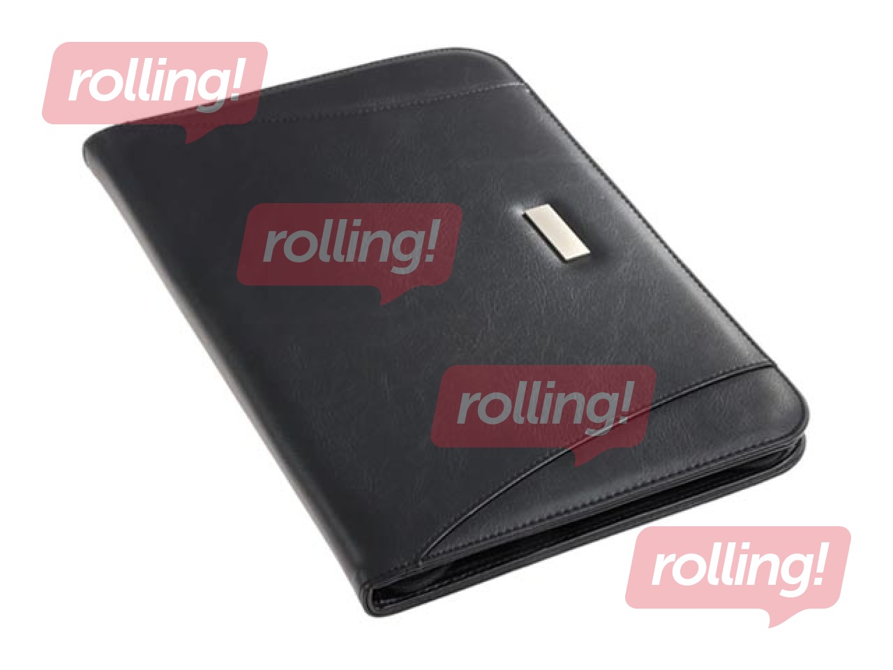 Mape ar rāvējslēdzēju Rillstab Excellent de Luxe, A4, melna